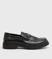 New Look Black D Ring Chunky Loafers